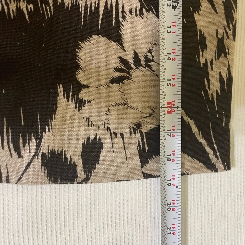 Michael Kors Black and Tan Floral Mini Skirt - Picture 8 of 8